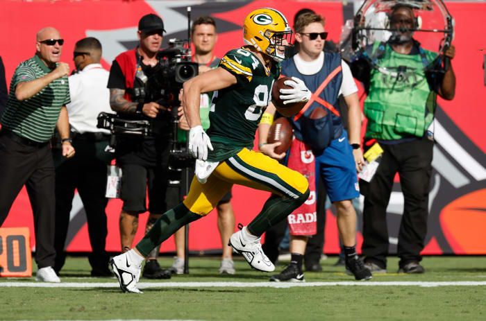 Green Bay Packers tight end Tyler Davis